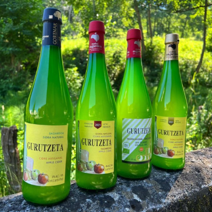 Sidra natural vasca Gurutzeta.
